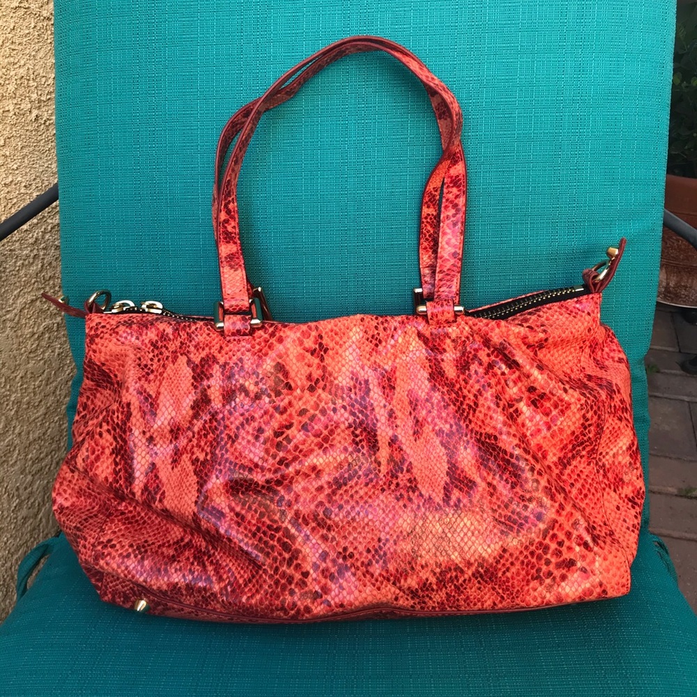 Juicy Couture - Silvia. Snake Embossed Leather.
